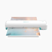 DIYSION L340-4 Plastifieuse industrielle A3 à pochettes 4 rouleaux double mode (froid/chaud) - Machine à haute vitesse pour artisanat et bureau