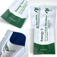 Sachet en aluminium Mylar à trois soudures latérales avec logo personnalisé, résistant à l'humidité, pour l'emballage de poudre de complément alimentaire pour animaux de compagnie