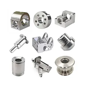 ISO9001 Certified Factory 5 Axis OEM Precision Aluminum Stainless Steel Brass Plastic Custom CNC Metal Milling Machining Parts