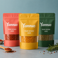 Sacs en plastique imprimés sur mesure de 5 kg, 10 kg, 30 kg, 25 kg, 50 kg pour poudre d'assaisonnement, emballage tissé en PP, sac à épices Freekeh Zaatar