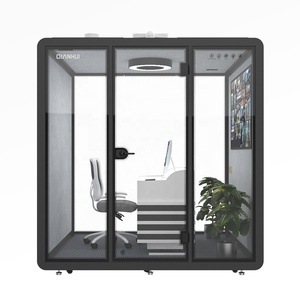 Cabina de Aislamiento Acústico Reutilizable y Removible para Médicos, Cabina de Silencio Refrescante para Observación Médica - Product Image 2