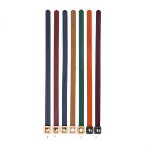 Cinturón de cuero PU recto con hebilla en C de 3,5 cm para mujeres y hombres, accesorio de moda - Product Image 1