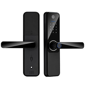 Cerradura Inteligente QLEUNG S802max con Huella Dactilar, Contraseña, Tarjeta de Acceso y Control por Aplicación, Color Negro - Product Image 5