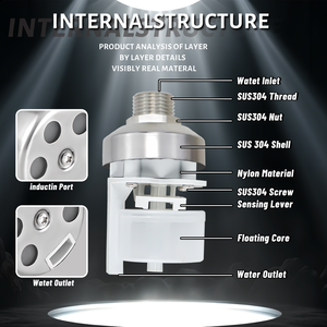 3/4 "水箱浮阀304不锈钢浮阀水箱自动水位控制浮阀 - Product Image 5