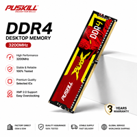E RoHS FCC Certified PUSKILL KILLBLADE DDR4 UDIMM RAM 8GB 16GB 32GB 2666MHz 3200MHz 3600MHz Desktop Memory