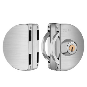 Cerradura para puerta de vidrio, 65x100mm, acero inoxidable 304, desbloqueo con llave, estilo moderno y sencillo para puerta de vidrio - Product Image 3