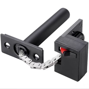 Cadena antirrobo oculta de aleación de zinc, cerradura de puerta oculta para puerta de madera de hotel o casa de huéspedes, fácil instalación - Product Image 4