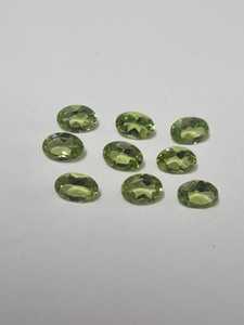 Peridoto Natural Corte Ovalado 5x7 mm Piedra Preciosa Suelta |   Piedra de Peridoto Verde Facetada para la Elaboración de Joyas |   Proveedor de Piedras Preciosas al por Mayor - Product Image 4