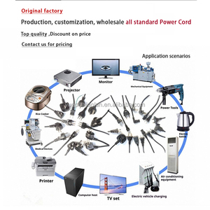 EU Để C13 Cáp Điện 1.2M Hai Vòng Pins 4.0Mm Đức Để Nữ <span class=keywords><strong>IEC</strong></span> Kết Nối Dây Mở Rộng Cho Âm Thanh Máy In - Product Image 2