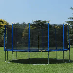 Trampolino da esterno 8FT 10FT 12FT 14FT bambini adulti trampolino ricreativo grande con rete di recinzione