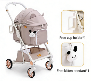 <span class=keywords><strong>Poussette</strong></span> de voyage 3-en-1 tout-terrain de luxe JXB, nouvelle conception, <span class=keywords><strong>pour</strong></span> chiens, chats et animaux de compagnie de petite et moyenne taille - Product Image 1