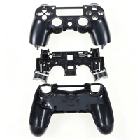 Boîtier complet noir DIY pour manette PS4 Playstation 4, coque de protection complète pour PS4 JDS-030 JDM 030