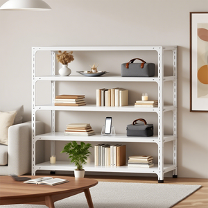 Bon marché Vente en gros Légers 50kg 4/5 Niveaux Commercial Vitrines Étagère en métal Cuisine Chaussures Garage Étagères de rangement Étagère <span class=keywords><strong>d</strong></span>'<span class=keywords><strong>angle</strong></span> - Product Image 4