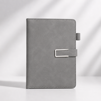 Libreta de Cuero Personalizada con Cierre Magnético, Tapa Dura A5, Encuadernación Cosida, Libreta de Negocios