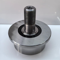 Bantalan Rol Rel Berflens Pelumas Oli, Pelari Beban, Cam Follower, Tipe Tertutup, Flange Stud, Merek Connel FCF 2 1/2 Diameter 25mm