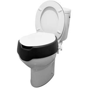 Rehausseur de siège de toilette souple (10 cm), Rehausseur de siège de toilette pour adultes avec couvercle KMINA K30005 - Product Image 5