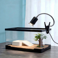 Lampe chauffante UVA UVB pour reptiles, à fixation par pince, lumière solaire à spectre complet pour tortue, lézard, gecko, calcium