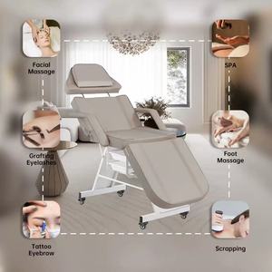 Syf S Beauty Bed Massage Chair Salon-grade Bed Eyebrow Tattooing Massage Sofa Eyelash Extension Bed <b>Electric</b> and Adjustable - Product Image 2