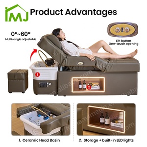 تدليك متعدد الوظائف الشامبو وغسل الشعر القدم الكورية رئيس سبا سرير - Product Image 5