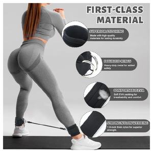 VIGFIT Ensemble de 8 anneaux de Pilates <span class=keywords><strong>pour</strong></span> femmes, équipement de yoga antidérapant <span class=keywords><strong>pour</strong></span> la salle de sport, comprenant une bande de résistance, un sac de base, un <span class=keywords><strong>accessoire</strong></span> de Pilates - Product Image 4