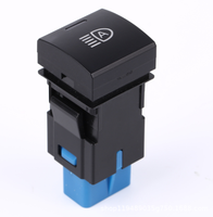 Interruptor de botón azul para salpicadero de coche, luz LED para Toyota, acamry, Hiace, Corolla, Land Cruiser, Prado 150, RAV4, Altis 2018 +, 12V, 3A, nuevo