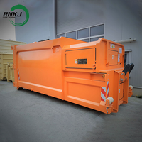 Station de compactage des déchets hydraulique industrielle robuste RNKJ, compacteur de déchets pour usage en usine