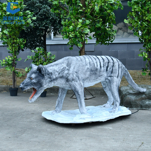 SGAA74 Amusement Park Animal Exhibition Zoo Park Equipment Animatornic Wolf for Sale - Product Image 3