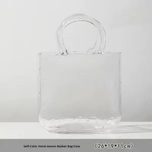 Ikan desain Modern kelas atas untuk tas tangan tangki vas kaca untuk pengaturan bunga untuk tamu restoran ornamen hidroponik - Product Image 6