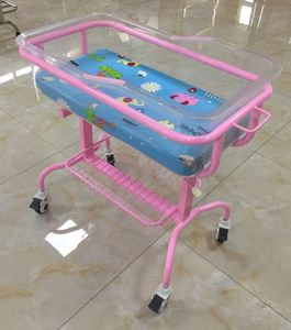 Cuna Pediátrica de ABS con Altura y Ángulo Ajustables, Carrito para Bebés, Cama de Hospital para Bebés - Product Image 2