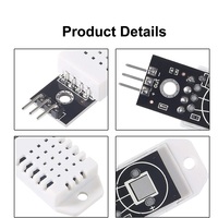 DHT22 Modul Sensor Suhu dan Kelembapan Digital Bus Tunggal Blok Bangunan Elektronik AM2302 untuk Kit DIY Arduino