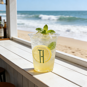 แก้วพลาสติกใสแบบใช้แล้วทิ้งขนาด 16 ออนซ์ พิมพ์ลายได้ตามต้องการ สำหรับเครื่องดื่มเย็น ชาเย็น สมูทตี้ เหมาะสำหรับร้านอาหาร งานปาร์ตี้ ขายส่ง - Product Image 1