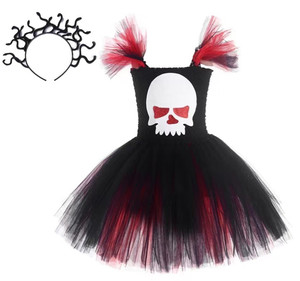 <span class=keywords><strong>Costume</strong></span> da Strega per Bambine, Giorno dei Morti, Tutu, TV e Cinema, Halloween, Vestito Elegante 100% Poliestere S/<span class=keywords><strong>M</strong></span>/L - Product Image 2