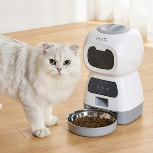 Comedero Automático Inteligente para Mascotas con WiFi de 3.5L para Gatos y Perros Pequeños, Dispensador de Comida Programable con Control por Aplicación, Grabación de Voz de 10 Segundos - Product Image 5