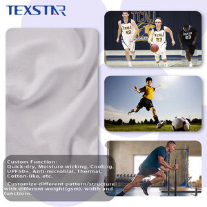 Tela de Malla Jacquard Deportiva de Poliéster Reciclado y Spandex de Secado Rápido para Camisetas de Fútbol y Camisetas de Verano - Product Image 3