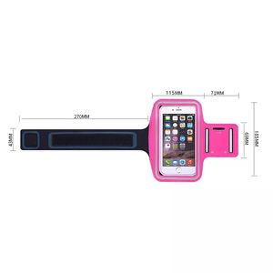 Brassard de sport pour téléphone pour <span class=keywords><strong>Iphone</strong></span>, XiaoMi, <span class=keywords><strong>Huawei</strong></span>, Samsung, sacs de course professionnelle, verrouillage à brassard, pour hommes et femmes - Product Image 6