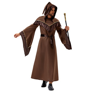 ชุดฮาโลวีน ชุดคอสเพลย์แวมไพร์ ชุดพ่อมด<span class=keywords><strong>ชาย</strong></span> ชุดพ่อมดปีศาจ ชุดงานเต้นรำสวมหน้ากาก ชุดงานคาร์นิวัล ชุดงานปาร์ตี้ ชุดงานคริสตจักร - Product Image 3