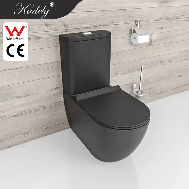 Modern Design Wc Watermark Toilet Flush Comode Toilets With Toilet Seats For Hotel Apartment Bathroom