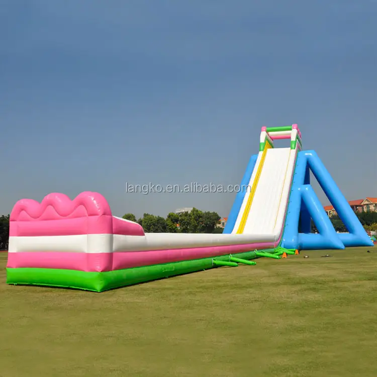 Outdoor commercial hippo 10 meter high giant inflatable water slides for sale