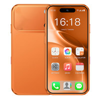 Mini Teléfono Inteligente 4G de 4.18 Pulgadas, Android 15 GMS, Cámara de 20MP, Batería de 2900mAh, Teléfono Móvil Compacto con Botón Personalizado