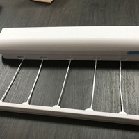 5 lignes de corde à linge rétractable mural économiseur d'espace ligne de séchage du linge étendoir réglable