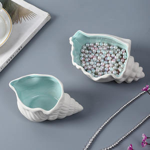 Adorno <span class=keywords><strong>de</strong></span> cerámica <span class=keywords><strong>de</strong></span> concha <span class=keywords><strong>de</strong></span> océano moderno, diseño <span class=keywords><strong>de</strong></span> Arte Maestro Gu, almacenamiento <span class=keywords><strong>de</strong></span> joyería <span class=keywords><strong>de</strong></span> escritorio, película <span class=keywords><strong>de</strong></span> televisión, accesorios decorativos - Product Image 3