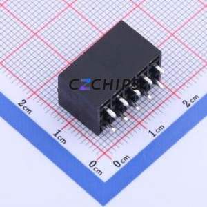 KF2EDGSV-3.5-2*5P Plug-in Terminal Block Through hole,P=3.5mm Connector Board-to-Board / Socket - Closed 2x5P 3.5mm Black - Product Image 2