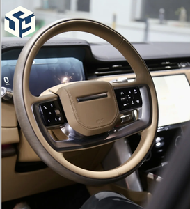 <span class=keywords><strong>Volante</strong></span> de Fibra de Carbono para Land Rover, para Range Rover, Range Rover Velar Sport, <span class=keywords><strong>Volante</strong></span> de Fibra de Carbono con Cuero Blanco y LED - Product Image 6
