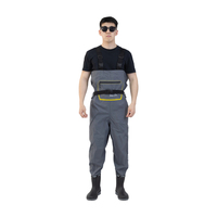 Cuissardes de pêche à la mouche avec support pour bottes, en néoprène/nylon/PVC, imperméables, avec embout en acier, pour la chasse au canard, unisexe