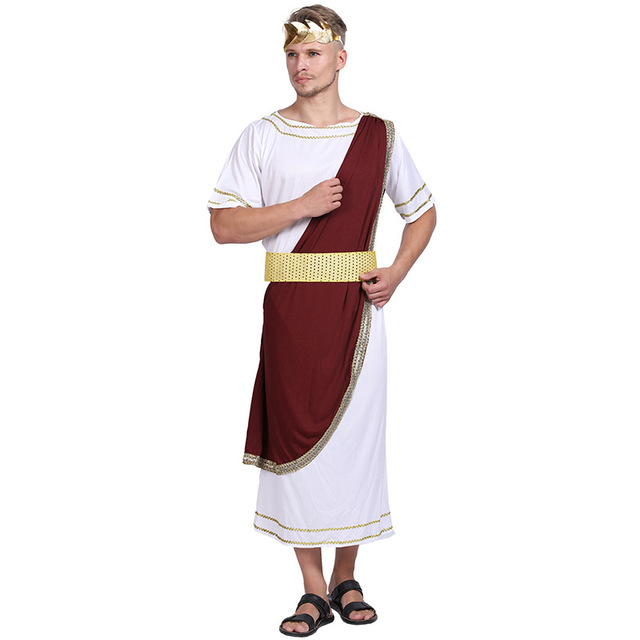 Children's Cross-border Halloween Costume Suits Sets Featuring Caesar the Emperor Cosplay Attire Unisex Polyester