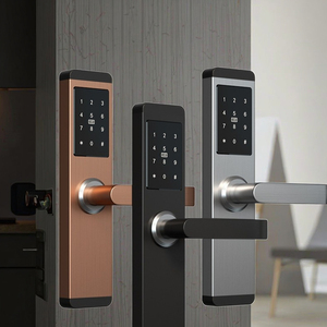 Wei một cửa gỗ bằng thép không gỉ mô hình khóa thông minh 502 mật khẩu vân tay RFID tuya App Wifi đám mây - Product Image 1
