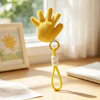 En gros, Porte-clés pendentifs en peluche articulés, petits, en forme de paume, décorations de sac, poupées mignonnes, cadeaux amusants, jouets pour enfants