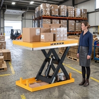 Plateforme élévatrice électrique fixe CE Standard JIALITE Série HW, table à ciseaux sécurisée antidérapante pour l'assemblage et la production en usine
