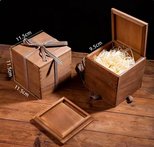 Boîte à parfum en <span class=keywords><strong>bois</strong></span> exquis, étui de présentation de parfum parfumé pour cadeaux de fête et paniers-cadeaux de luxe - Product Image 6