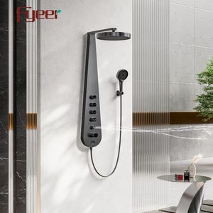 Panel <span class=keywords><strong>de</strong></span> Ducha Multifuncional <span class=keywords><strong>de</strong></span> Acero Inoxidable Negro con Forma <span class=keywords><strong>de</strong></span> Pipa Tradicional China - Product Image 3